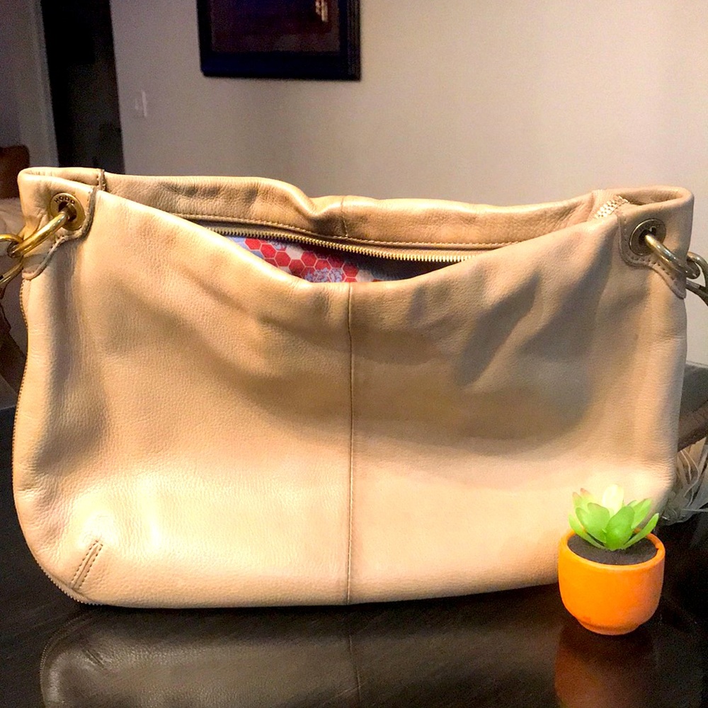 Hobo the Original tan leather satchel
